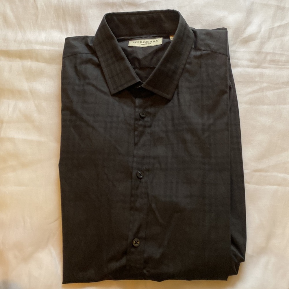 Mens Burberry Button Down-Size 16.5-42